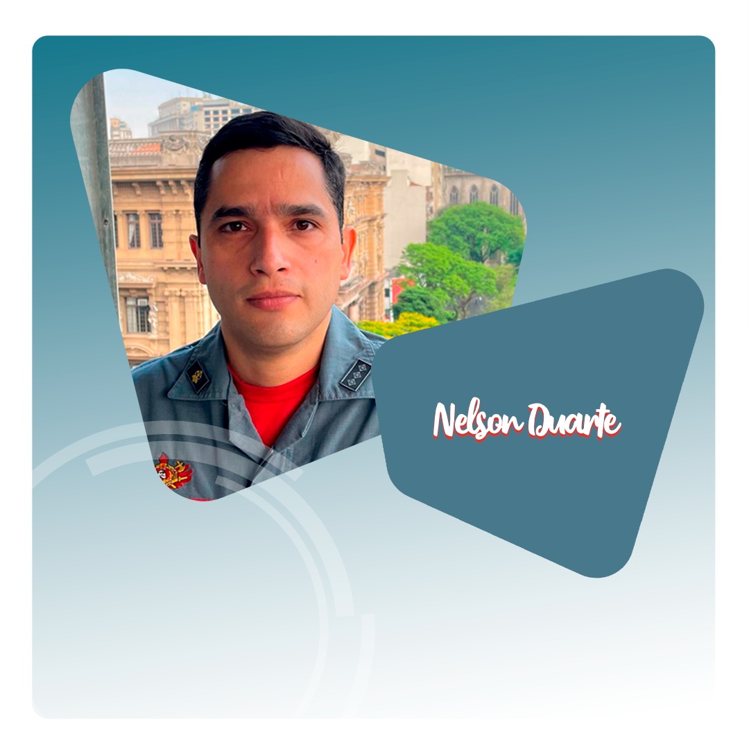 Professor do Curso<br>Capitão PM<br> Nelson Pinheiro Duarte